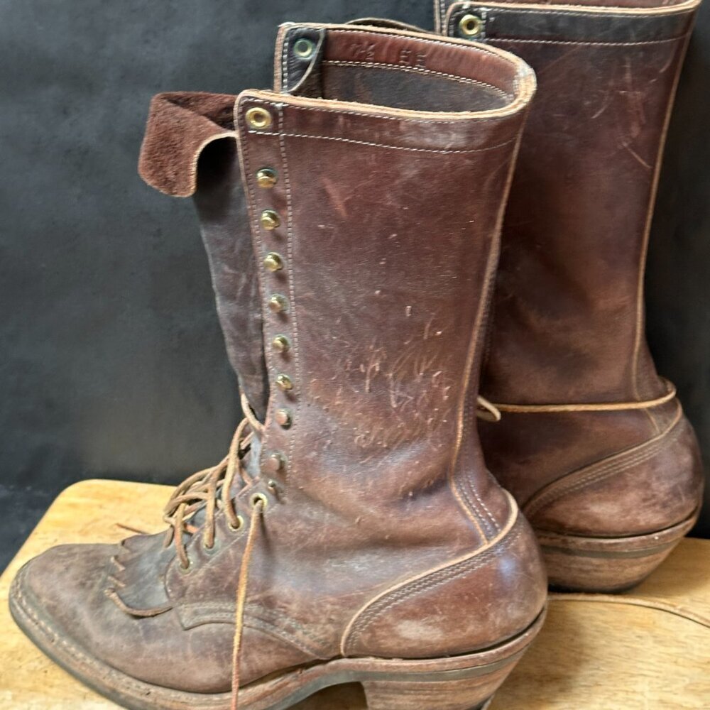Justin Boots Vintage Granny Roper boot Size 10 - Picture 15 of 15